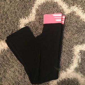 Pink yoga pants